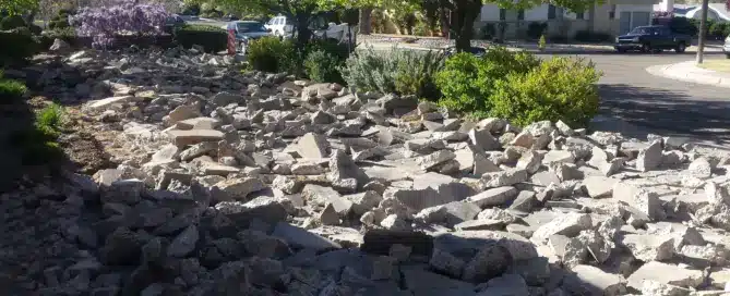 Concrete driveway demolition and haul-off in Albuquerque New Mexico. M&M CONCRETE 505 550 0418